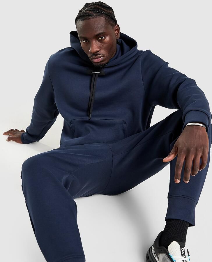 ON Running Tech Hoodie Blauw- Heren Blauw