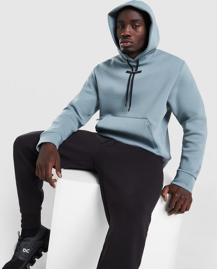ON Running Tech Hoodie Blauw- Heren Blauw