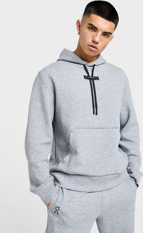 ON Running Tech Hoodie Grijs- Heren Grijs