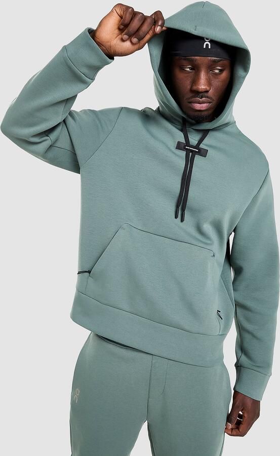ON Running Tech Hoodie Olive- Heren Olive
