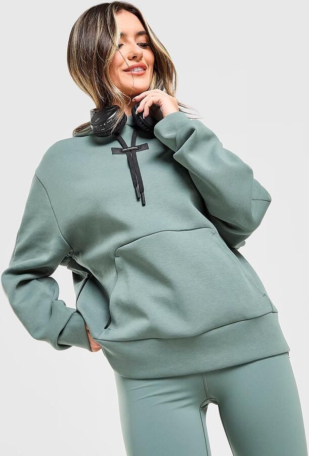 ON Running Tech Overhead Hoodie Groen- Dames Groen