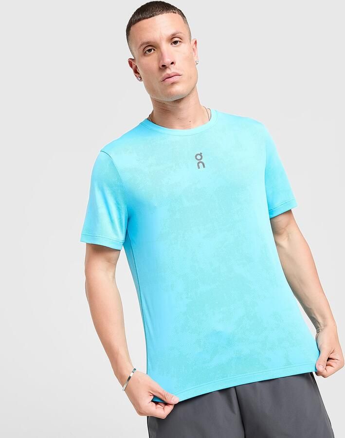 ON Running Trail T-Shirt Active Teal- Heren Active Teal