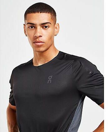 ON Running Performance Polyester T-shirt Heren Black