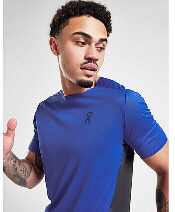 ON Running Performance T-Shirt Blue- Heren