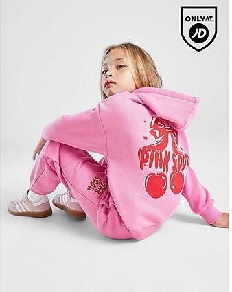 Pink Soda Sport ' Bow Overhead Hooded Tracksuit Children Roze - Foto 2