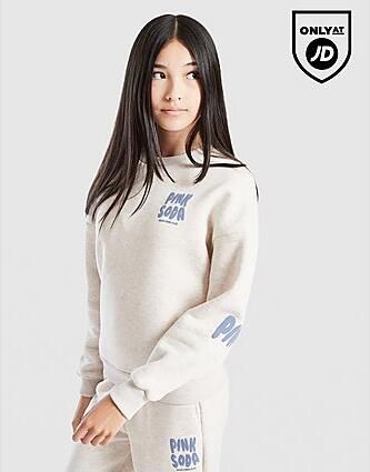 Pink Soda Sport ' Crew Sweatshirt Junior Beige - Foto 2