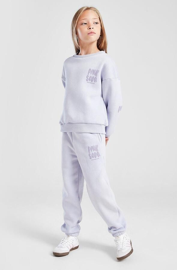 Pink Soda Sport ' Crew Tracksuit Children Paars