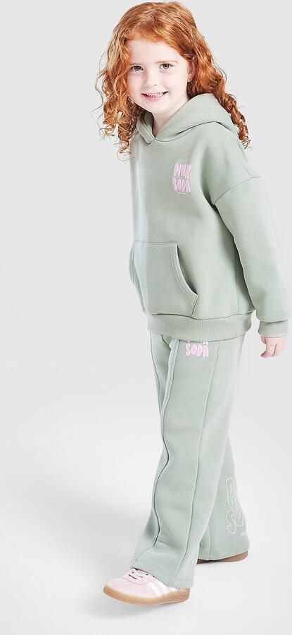 Pink Soda Sport ' Mix Hoodie Tracksuit Children Groen