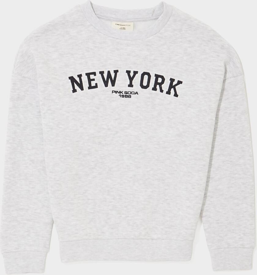 Pink Soda Sport ' NY Crew Sweatshirt Junior Grijs Kind Grijs