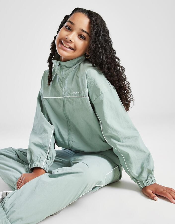 Pink Soda Sport ' Shell Tracksuit Junior Groen