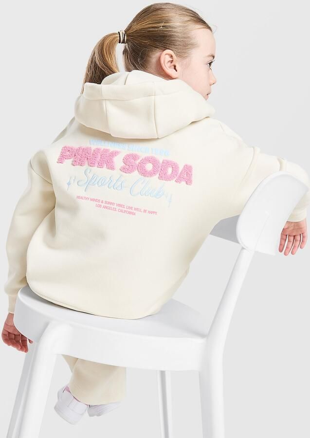 Pink Soda Sport ' Sporty Overhead Tracksuit Children Beige