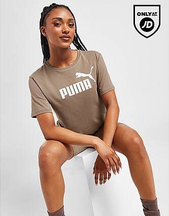 Puma Core Boyfriend T-Shirt Brown- Dames