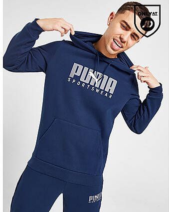 Puma Core Sportswear Hoodie Blue- Heren