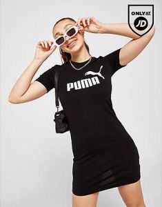 Puma Core T-Shirt Dress Black- Dames