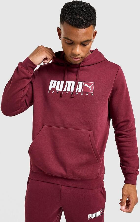 Puma Core Sportswear Hoodie Rood- Heren Rood
