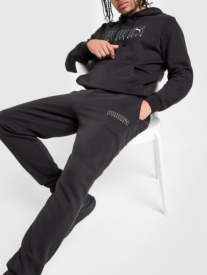 Puma Core Sportswear Joggers Zwart- Heren Zwart