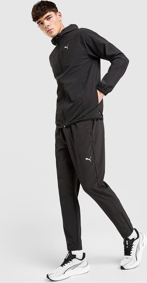 Puma Flex Stretch Woven Track Pants Zwart- Heren Zwart
