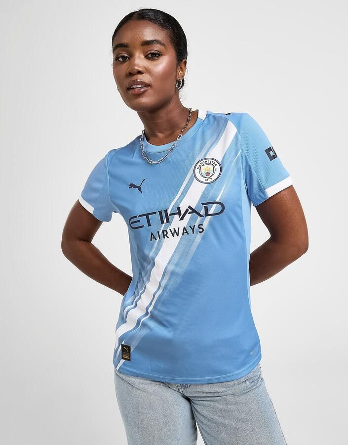 Puma Manchester City FC 2025 26 Home Shirt Dames Blauw- Heren Blauw
