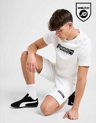 Puma Sportswear Shorts White- Heren White