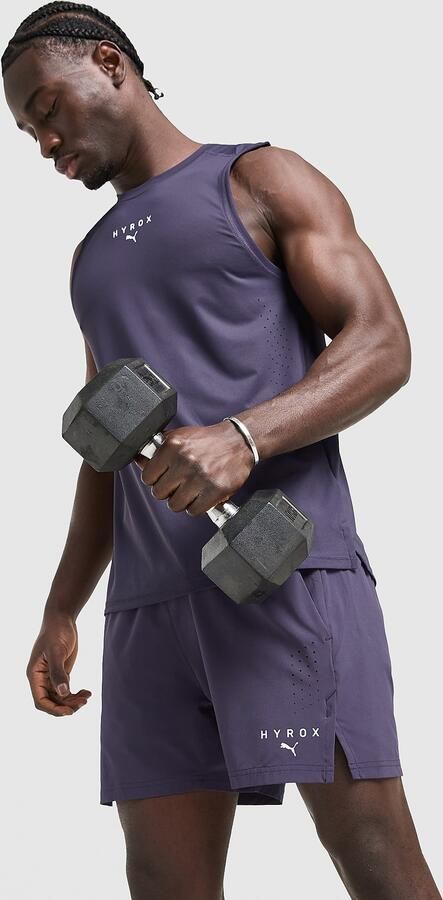 Puma x HYROX DRYELITE Shorts Paars- Heren Paars - Foto 2