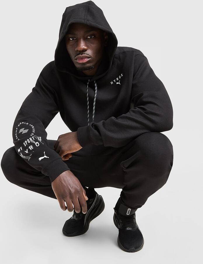 Puma x HYROX Hoodie Zwart- Heren Zwart