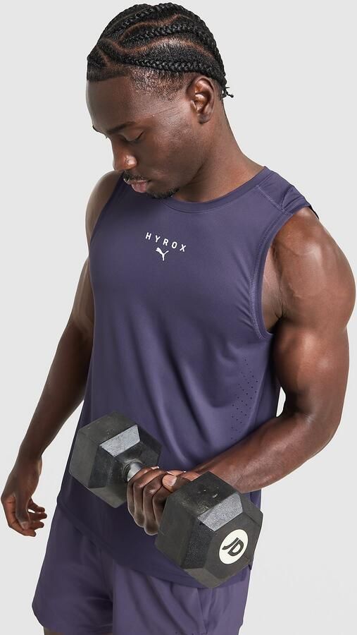 Puma x HYROX Tank Top Paars- Heren Paars