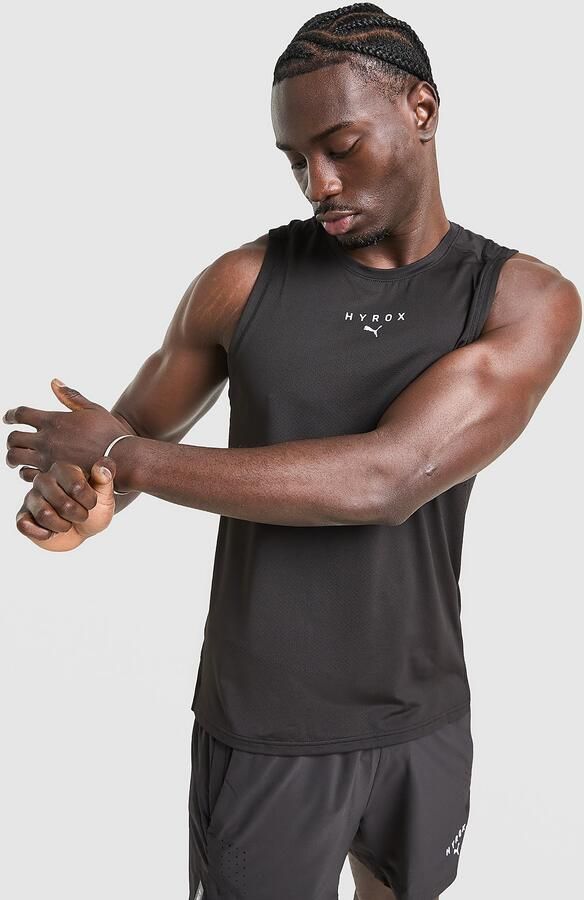 Puma x HYROX Tank Top Zwart- Heren Zwart