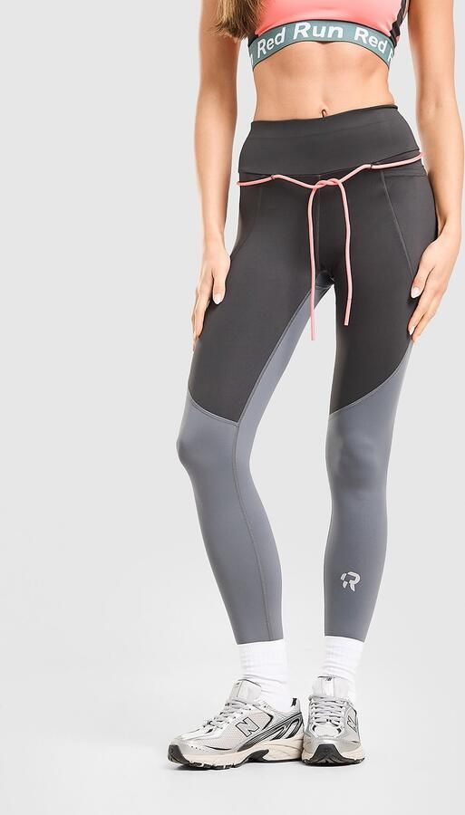 Red Run Activewear Outer Space Tech Leggings Grijs- Dames Grijs