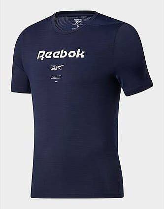 Reebok activchill graphic move t-shirt Vector Navy- Heren