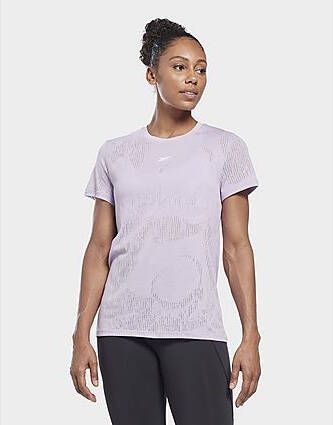 Reebok burnout t-shirt Purple Oasis- Dames