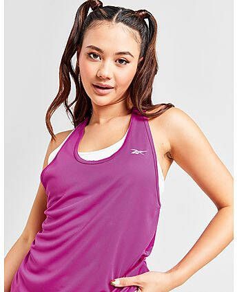 Reebok Classic Mesh Tank Top Pink- Dames