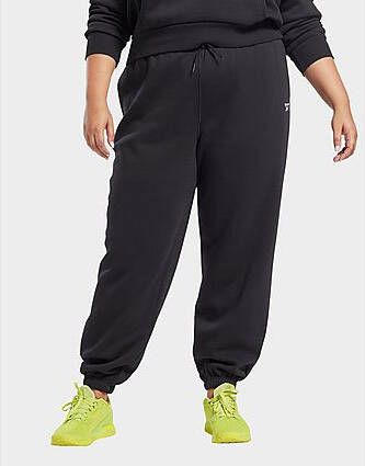 Reebok identity fleece joggingbroek (plus size) Black- Dames