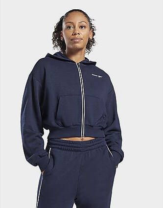Reebok identity french terry full-zip sweatshirt Vector Navy- Dames