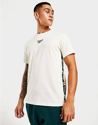 Reebok identity tape t-shirt Classic White- Heren