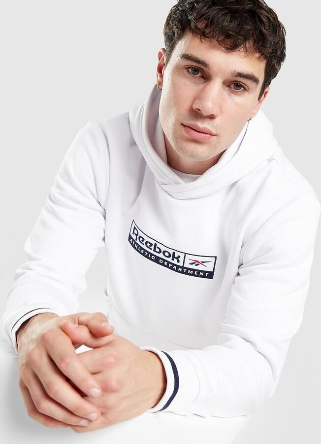 Reebok Athletic Hoodie Wit- Heren Wit