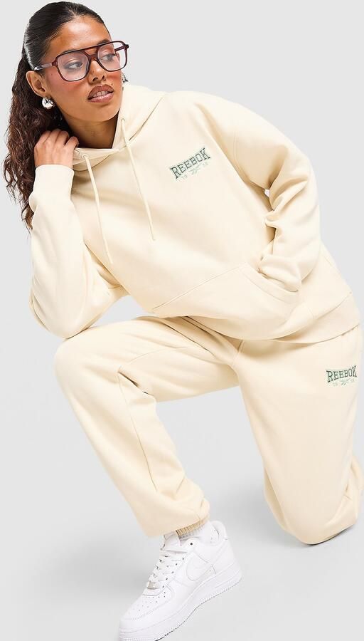 Reebok College Cuffed Joggers Crème- Dames Crème