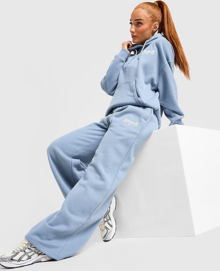 Reebok College Wide Leg Joggers Blauw- Dames Blauw