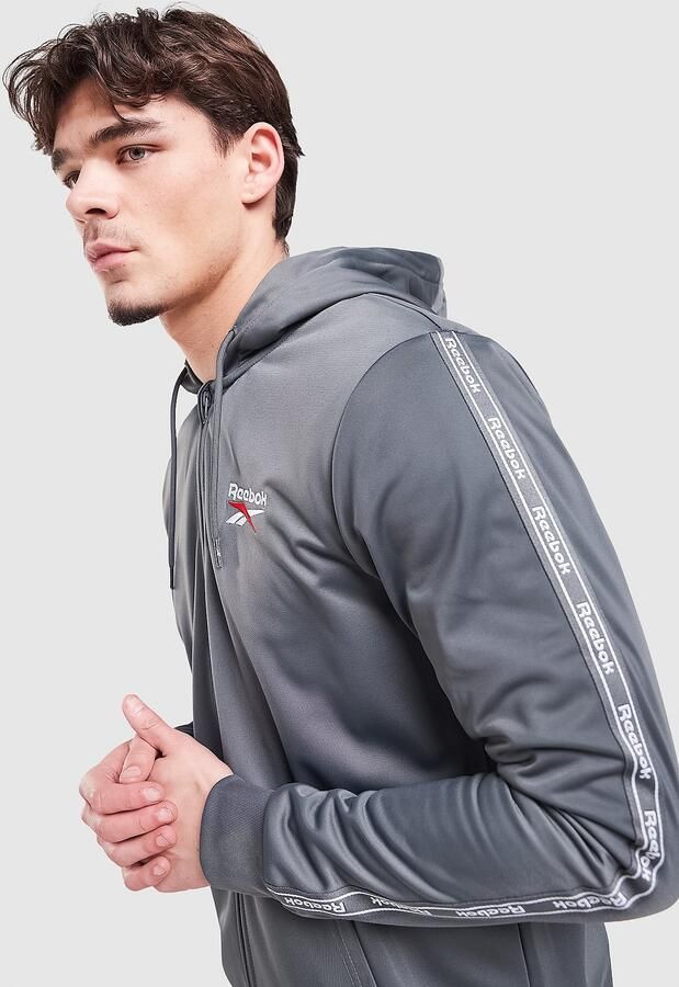 Reebok Latham Full Zip Hoodie Grijs- Heren Grijs