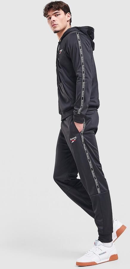 Reebok Latham Poly Track Pants Zwart- Heren Zwart