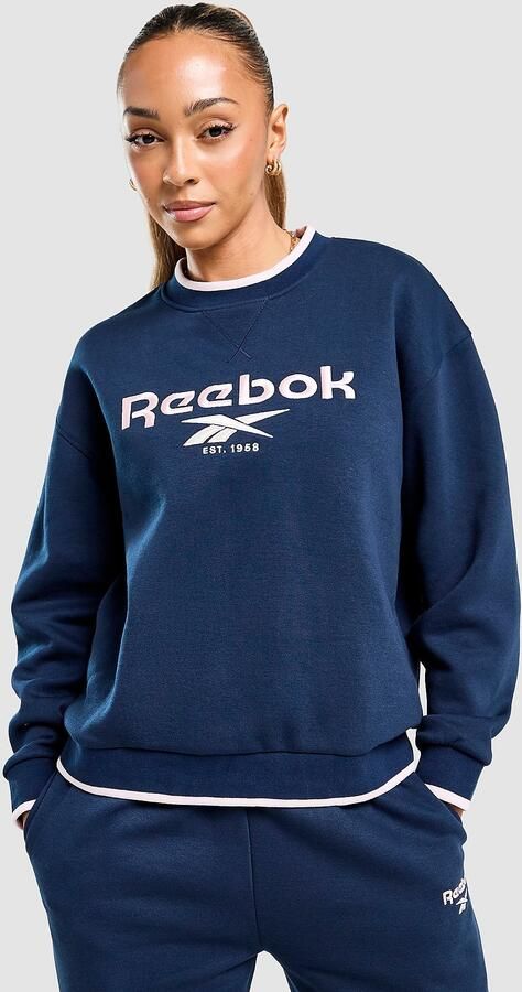 Reebok Retro Crew Sweatshirt Donker Blauw- Dames Donker Blauw