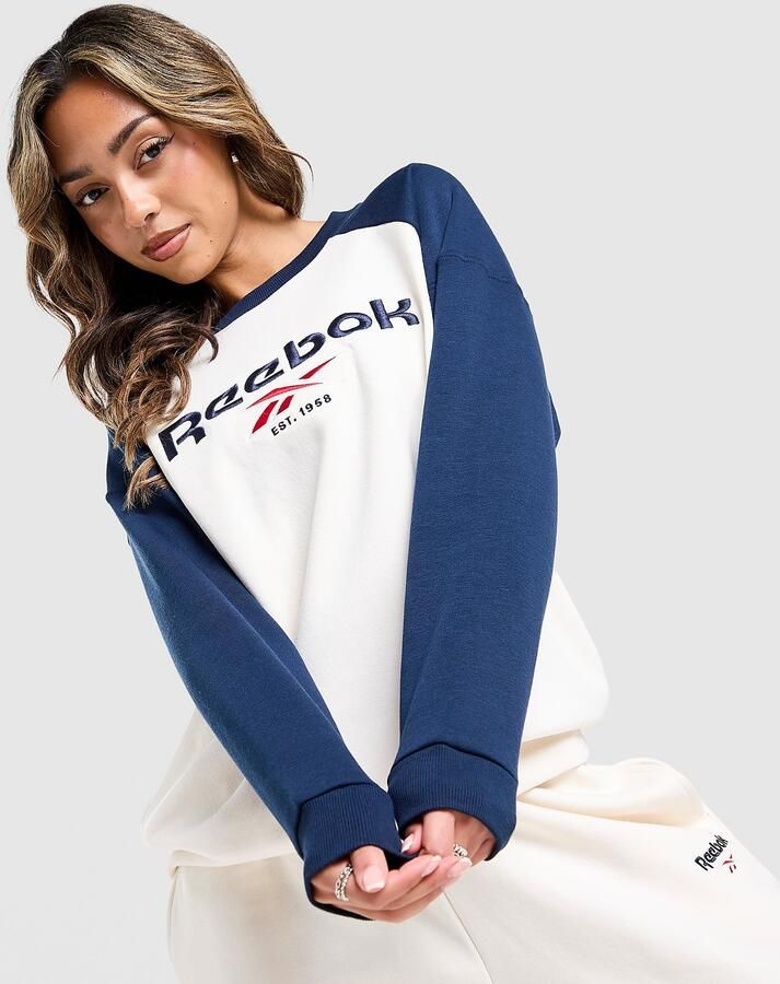Reebok Retro Crew Sweatshirt Wit- Dames Wit