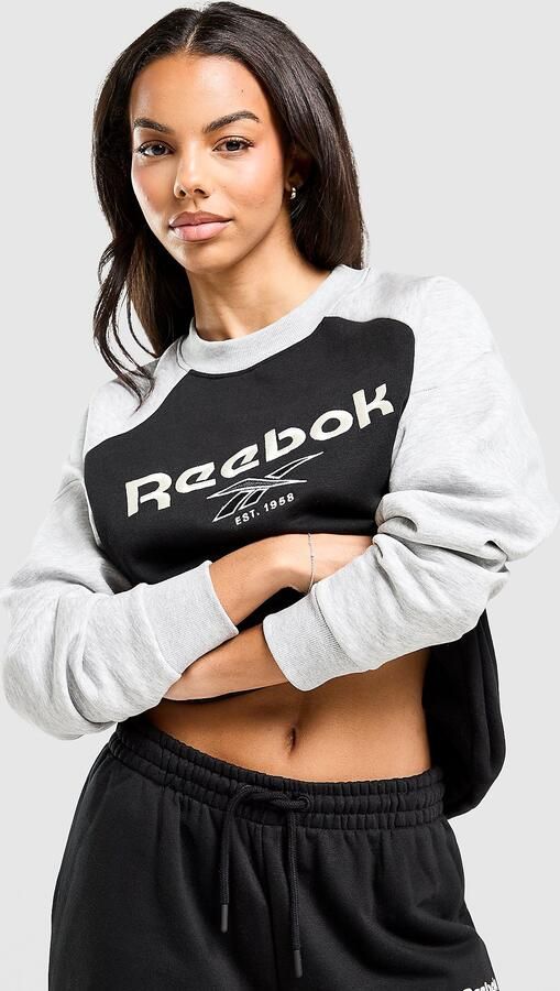 Reebok Retro Crew Sweatshirt Zwart- Dames Zwart