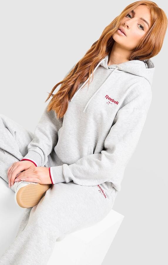 Reebok Retro Oversized Hoodie Grijs- Dames Grijs