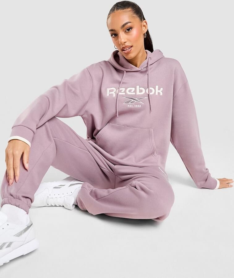 Reebok Retro Oversized Hoodie Paars- Dames Paars
