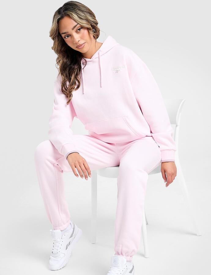 Reebok Retro Oversized Hoodie Roze- Dames Roze