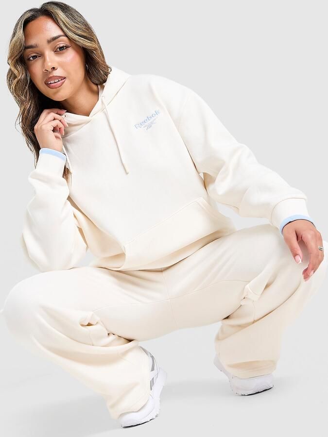 Reebok Retro Oversized Hoodie Wit- Dames Wit