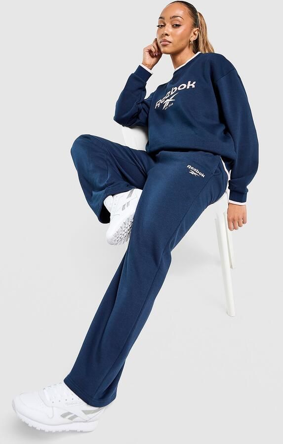 Reebok Retro Wide Leg Joggers Blauw- Dames Blauw