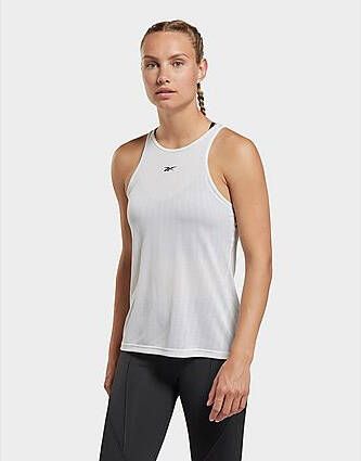 Reebok united by fitness perforated tanktop White- Dames