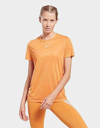 Reebok workout ready activchill t-shirt Peach Fuzz S23-R- Dames