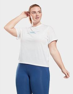 Reebok workout ready supremium t-shirt (plus size) White Dames